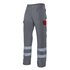 Pantalón con cintas reflectante gris y rojo Velilla