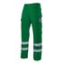 Pantalón con cintas reflectante verde y gris Velilla
