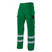 Pantalón con cintas reflectante verde y negro Velilla