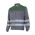 Chaqueta reflectante gris y verde Velilla