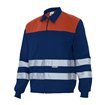 Chaqueta reflectante azul y naranja Velilla