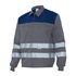 Chaqueta reflectante gris y azul Velilla