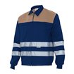 Chaqueta reflectante azul y beige Velillla