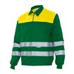 Chaqueta reflectante verde y amarillo Velilla