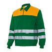 Chaqueta reflectante verde y naranja Velilla