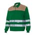 Chaqueta reflectante verde y beige Velilla