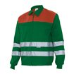 Chaqueta reflectante verde y naranja fosforito Velilla