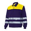 Chaqueta reflectante azul y amarillo Velilla