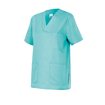 Camisa manga corta pijama turquesa claro Velilla