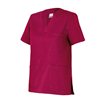 Camisa manga corta pijama burdeos Velilla