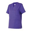 Camisa manga corta pijama morado Velilla