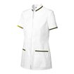 Chaqueta laboral de mujer blanco y verde oscuro Velilla