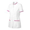 Chaqueta laboral de mujer blanco y rosa claro Velilla