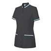 Chaqueta laboral de mujer negro y azul claro Velilla