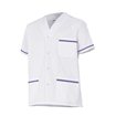 Chaqueta sanitaria blanco y violeta Velilla