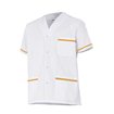 Chaqueta sanitaria blanco y naranja Velilla