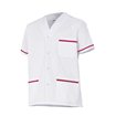 Chaqueta sanitaria blanco y rojo  Velilla