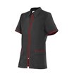 Chaqueta laboral de mujer negro y rojo Velilla
