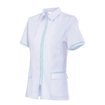 Chaqueta laboral de mujer blanco y azul claro Velilla