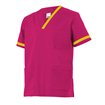 Camiseta sanitaria corta rosa y amarillo Velilla