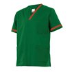 Camiseta sanitaria verde y naranja Velilla