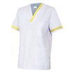 Camiseta sanitaria blanco y amarillo Velilla