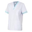 Camiseta sanitaria blanco y azul claro Velilla
