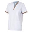 Camiseta sanitaria blanco y beige Velilla