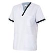 Camiseta sanitaria blanco y negro Velilla