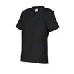 Camisa médica negro y azul marino Velilla