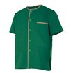 Chaqueta pijama verde y beige Velilla