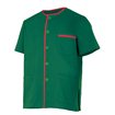 Chaqueta pijama verde y rojo fosforito Velilla