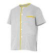 Chaqueta pijama blanco y amarillo Velilla