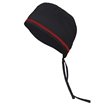 Gorro sanitario negro y rojo Velilla