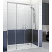 Versalles Mampara Ducha Frontal Transparente 4P