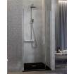 Kassandra Mampara Ducha Frontal Nardi transparente 1 puerta abatible + 1 fijo frontal