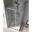 Kassandra Mampara Ducha Angular S300 transparente plegable + corredera