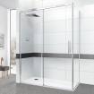 Amberes 2PL Mampara Ducha Angular Transparente