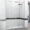 Amberes 4P Mampara Ducha Frontal Transparente