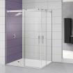 Elegance Mampara Ducha Angular Transparente