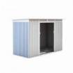 Caseta Metálica Rutland Silver/Blanco 3,93 m² Exterior