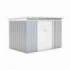 Caseta Metálica London Silver/Blanco 5,71 m² Exterior