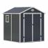 Caseta de Resina Donna Antracita/Blanco 3,57 m² Exterior