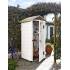 Caseta de Resina Tuscany Evo 80 Blanco/Beige 97x97x203 cm