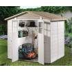 Caseta de Resina Tuscany Evo 200 Blanco/Beige 220x181x216 cm