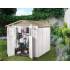 Caseta de Resina Tuscany Evo 240 Blanco/Beige 230x262x220 cm