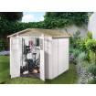 Caseta de Resina Tuscany Evo 240 Blanco/Beige 230x262x220 cm