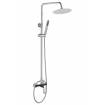Conjunto de ducha monomando negro Misuri Aquassent