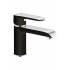 Grifo de lavabo negro Misuri Aquassent