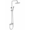 Conjunto de ducha monomando blanco Misuri Aquassent